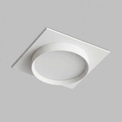 Встраиваемый светильник RATIO, GX53, до 15 Вт, LED, IP20, белый, алюминий, акрил. Фото 2