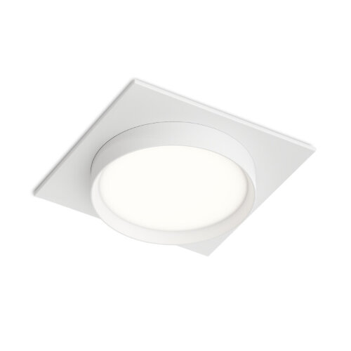 Встраиваемый светильник RATIO, GX53, до 15 Вт, LED, IP20, белый, алюминий, акрил. Фото 4