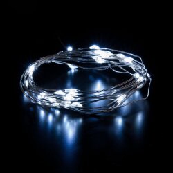 Гирлянда нить "Роса" белый на батарейках 3м IP20 400-006 белый 3м IP20 (056045)