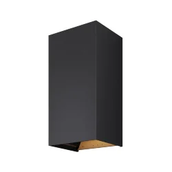 Настенный светильник Драп / Drape 3000K 20Вт IP 65 (Черный) O525WL-L20B3K