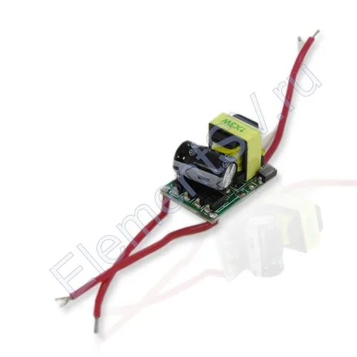 Светодиодный драйвер бескорпусной ZF-AC LD45 (220V, 3W, 600mA) - фото.