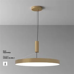 Потолочный светильник Zon 4000K 90W 120° (Матовое Золото)