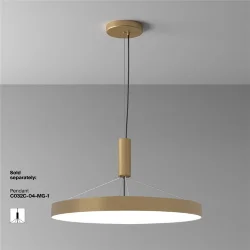 Потолочный светильник Зон / Zon 90 Вт 4000 К 120° (Матовое Золото) C032CL-90W4K-RD-MG