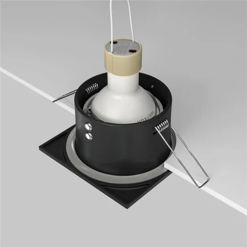 Встраиваемый светильник Zoom GU10 1x10Вт IP 65 (Черный) - фото 12