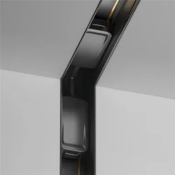 Коннектор угловой внутренний Radity встраиваемый черный (Черный)