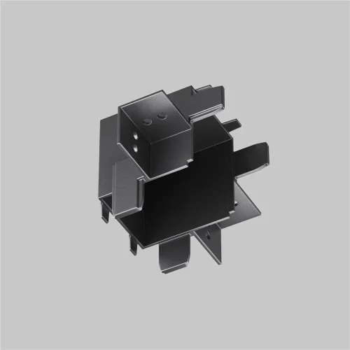 Коннектор угловой внутренний Radity встраиваемый черный (Черный) - фото 2
