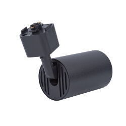 UBL-Q324 GU10 BLACK Светильник-прожектор трековый, Под лампу GU10, Корпус черный