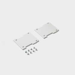 'Заглушка для встраиваемого низковольтного трека SY белый, алюминий, ECS-SY-RC-WH-2 009147