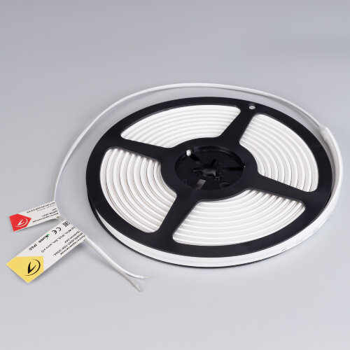 Светодиодная лента герметичная MOONLIGHT-ТОР-Х544-10х5mm 24V Day4300 (10 W/m, IP65, 5m, wire х1) (Arlight, Вывод прямой, 3 года) 041525 - фото 2