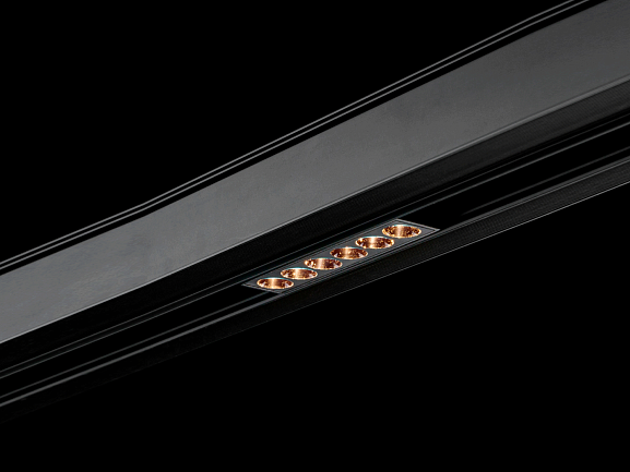 Светильник линейный дарклайт, серия SY-LINK, Черный, 6Вт, IP20, Теплый белый (3000К), SY-LINK-110-BL-6-WW. Фото 3