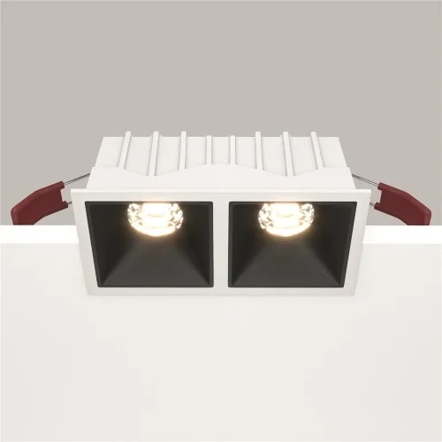 Встраиваемый светильник Альфа / Alfa LED 20 Вт 3000 К 36° (Белый) DL043-02-10W3K-SQ-WB - фото 4
