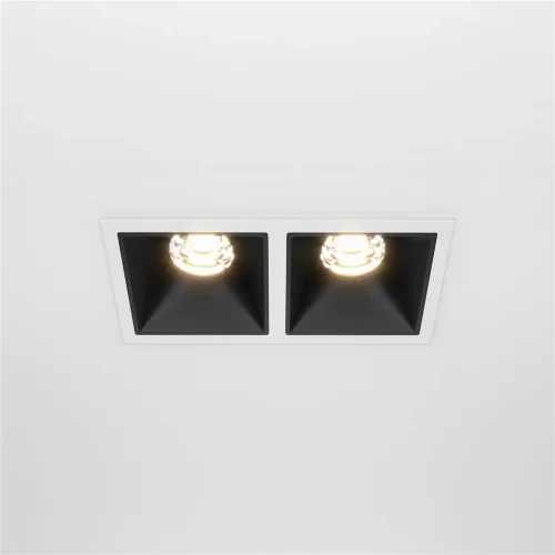Встраиваемый светильник Альфа / Alfa LED 20 Вт 3000 К 36° (Белый) DL043-02-10W3K-SQ-WB - фото 10