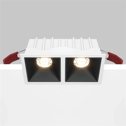 Встраиваемый светильник Альфа / Alfa LED 20 Вт 3000 К 36° (Белый) DL043-02-10W3K-SQ-WB - фото 11