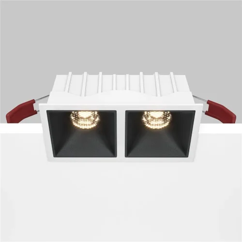Встраиваемый светильник Альфа / Alfa LED 20 Вт 3000 К 36° (Белый) DL043-02-10W3K-SQ-WB - фото 15