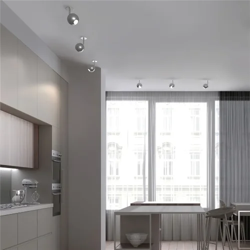 Встраиваемый точечный светодиодный светильник 9926 LED 12W 4200K серебро - фото 2