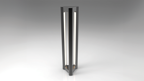 Светильник светодиодный, 17Вт, IP54, Теплый (3000К), FL-100914-17-GR-WW. Фото 3