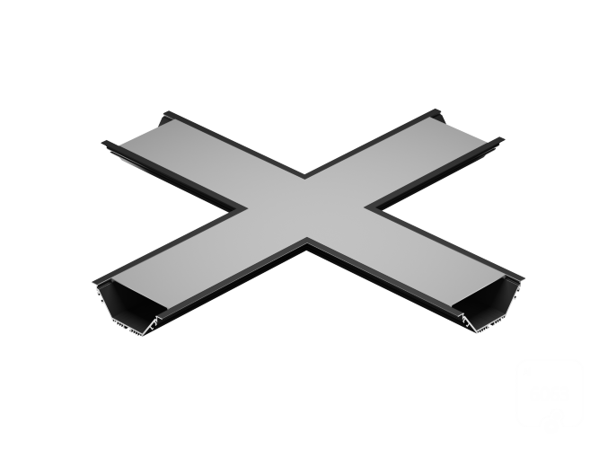 Соединительный элемент LINE 10040 IN (X/RAL9005) - фото 1