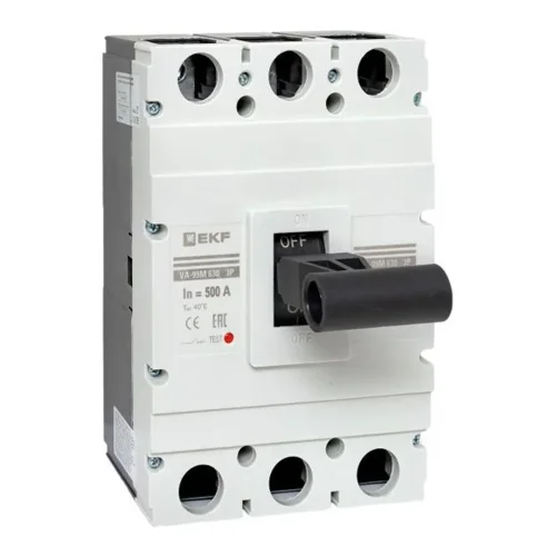 Выключатель автоматический 3п 630/500А 50кА ВА-99М PROxima EKF mccb99-630-500m - фото