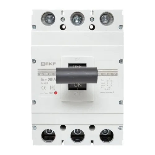 Выключатель автоматический 3п 630/500А 50кА ВА-99М PROxima EKF mccb99-630-500m - фото 2