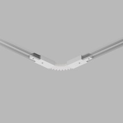 Гибкий соединитель для шинопровода, белый, Denkirs TR1106-WH