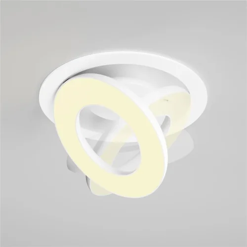 Встраиваемый светильник Vector 2700K 12Вт 110° (Белый) - фото 11