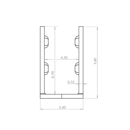 T0410 крепеж алюминиевый 4мм - фото II