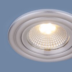 Встраиваемый точечный LED светильник серебро 9902 LED 3W COB SL серебро (038458)