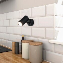 Настенный светильник Rutero GU10 SW черный Rutero GU10 SW черный (MRL 1003)