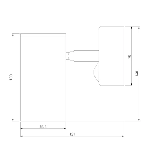 Настенный светильник Rutero GU10 SW черный Rutero GU10 SW черный (MRL 1003) - фото 5