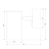 Настенный светильник Rutero GU10 SW черный Rutero GU10 SW черный (MRL 1003) - фото 5