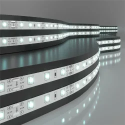 Комплект светодиодной ленты 12 В 4,8 Вт/м 60 Led/м 2835 IP20, холодный белый свет 6500К, 5 м Набор светодиодной ленты 12V 4,8W 60Led 2835 IP20 холодный белый, 5м (049837)
