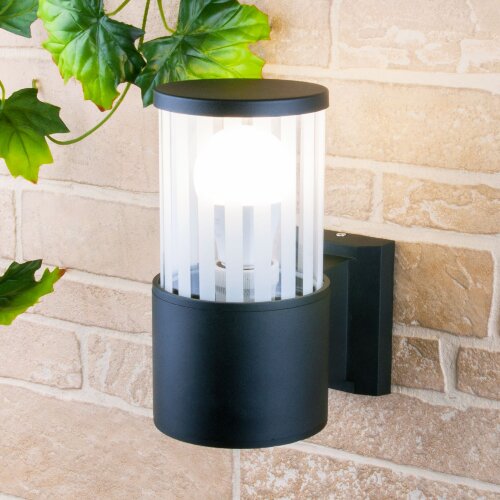 Настенный уличный светильник 1410 Techno чёрный IP54 - Фото 2