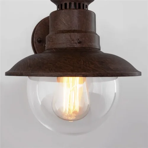 Уличный настенный светильник Talli D IP44 GL 3002D брауни - фото 5
