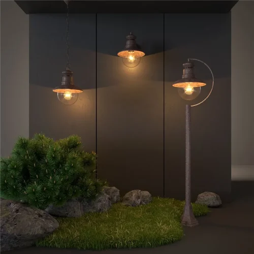 Уличный настенный светильник Talli D IP44 GL 3002D брауни - фото 6
