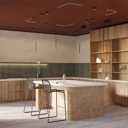 Трековый светильник Flex Levity 2700К 8Вт 1м (Черный)