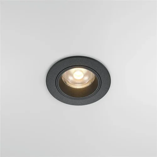 Встраиваемый светильник FOCUS LED 3000K 12Вт 60° (Черный) - фото 4