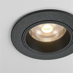 Встраиваемый светильник Фокус / FOCUS LED 12 Вт 3000 К 50° (Черный) DL125-L12-3K-B