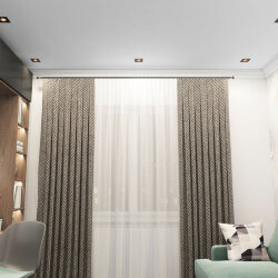 Встраиваемый светильник, IP 20, 10 Вт, GU5.3, LED, черный/бронзовый, пластик, Denkirs DK3071-BBR