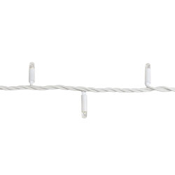 ULD-F90PRO S5M-050-SWK WW Гирлянда светодиодная, 5м, без вилки, Статическое свечение, Соединяемая, 50 светодиодов, Теплый белый свет 2700K, IP67, Провод белый