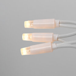 ULD-F90PRO S5M-050-SWK WW Гирлянда светодиодная, 5м, без вилки, Статическое свечение, Соединяемая, 50 светодиодов, Теплый белый свет 2700K, IP67, Провод белый