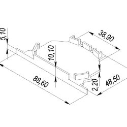Заглушка универсальная для LC-LPV-4889