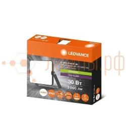 Прожектор светодиодный 30W/4000K IP65 | 3000Lm Симметричный 105° Чёрный | FLOODLIGHT ECO G4 | - LEDVANCE