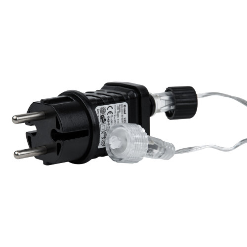 ULD-B12006-195-TTK BLUE IP44 Бахрома светодиодная с эффектом мерцания, 12м, Соединяемая, 195 светодиодов, Синий свет, Провод прозрачный - фото 9