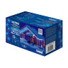 ULD-B12006-195/TTK BLUE IP44 Бахрома светодиодная с эффектом мерцания, 12м. Соединяемая. 195 светодиодов. Синий свет. Провод прозрачный. ТМ Uniel - фото