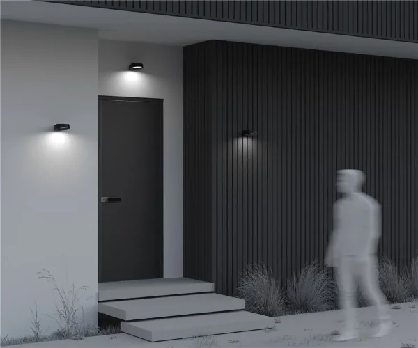 Настенный светильник (бра) Share 3000K 12Вт IP 54 (Графит) - фото 13