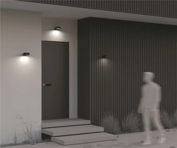 Настенный светильник (бра) Share 3000K 12Вт IP 54 (Графит) - фото 6