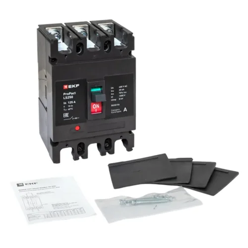 Выключатель автоматический 3п 125А 25кА LS250 ProPact EKF mccb-250-25-3-125-ls - фото 2
