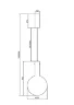 Подвесной светильник Туманность / Nebula 3000К 6Вт (Белый) MOD182PL-L6W3K - фото 9