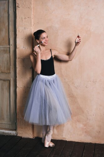 ULK-F72 DIM-RECH WHITE Зеркало карманное с подсветкой 1Х+2Х, с диммером, Серия Backstage, Аккумулятор Li-Ion 300мАч, в-к, Белый - фото 2