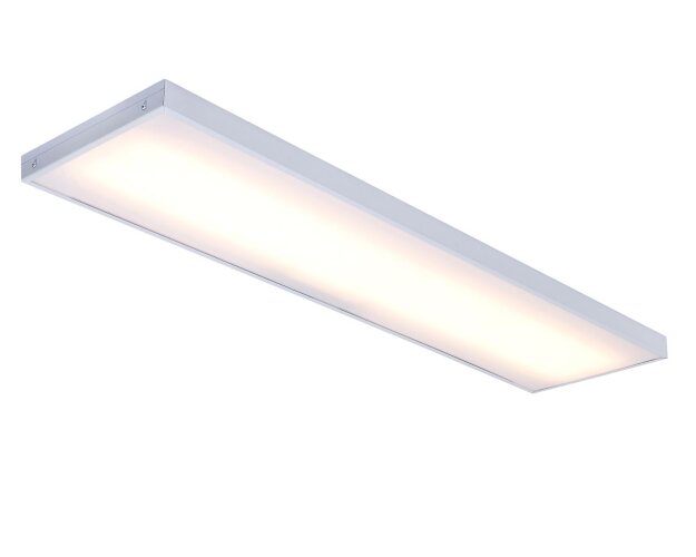 Универсальный офисный светодиодный светильник 80 Вт IP44 1195x295x40 мм 3000K Опал - фото 3